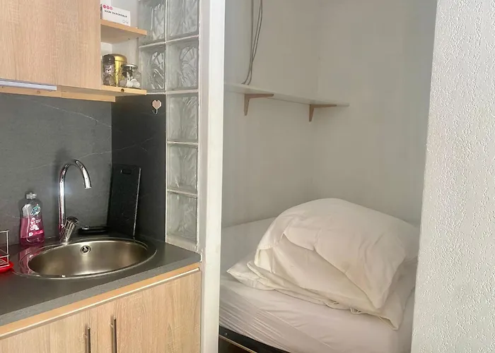 アパート Cosy, Terrasse, Parking A Carnoles