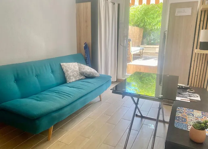 アパート Cosy, Terrasse, Parking A Carnoles マントン