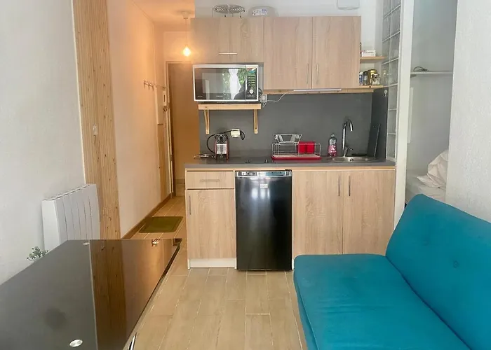 アパート Cosy, Terrasse, Parking A Carnoles *